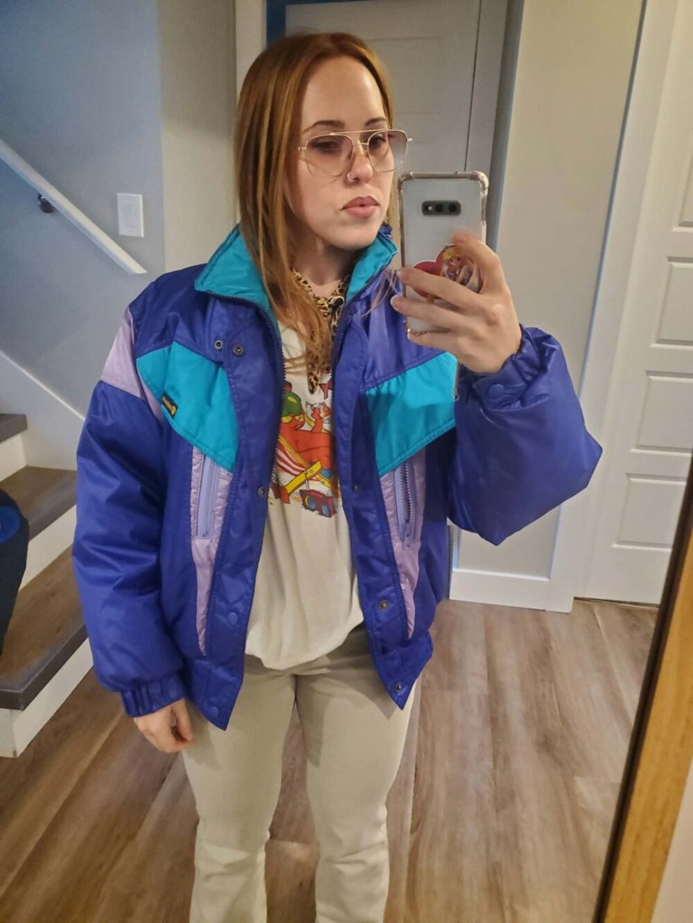 Retro Colorblock Ski Jacket - Picture 2 of 13